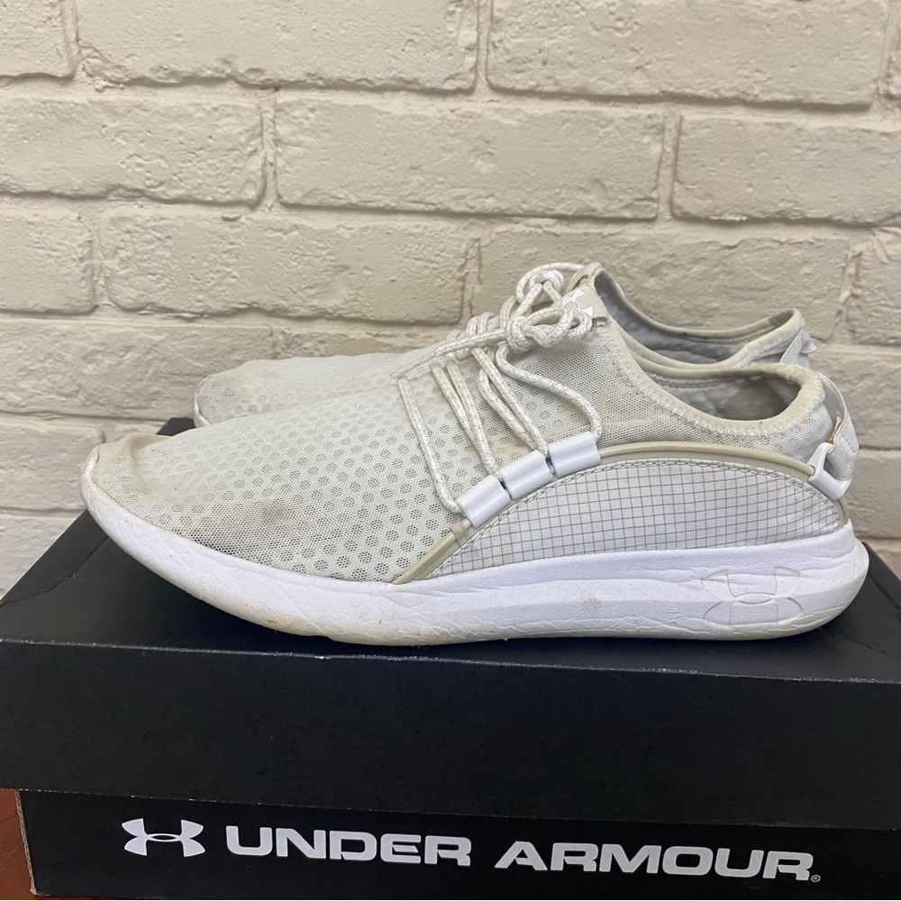 Men’s Under Armour Railfit Casual Shoe White Gum 12